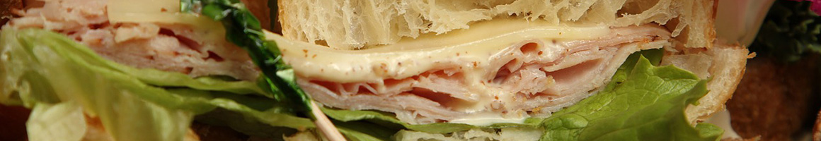 Eating Sandwich Salad at Salad Creations restaurant in Miami, FL.
